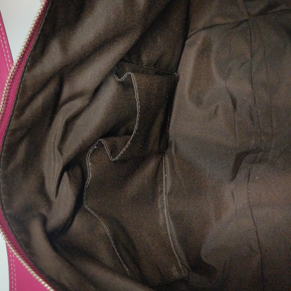 Rare Authentic Coach Leather Soho pleated Hobo Large Pink (F13731) - Picture 12 of 13